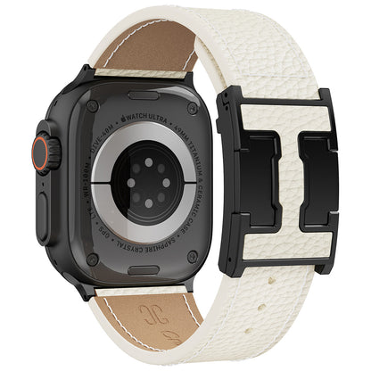 Lychee Leather Band For Apple Watch