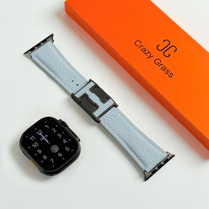 Lychee Leather Band For Apple Watch