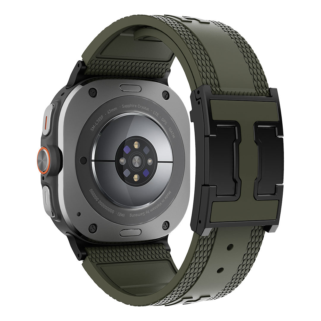 Silicone Magnetic Buckle Band For Galaxy Watch Ultra