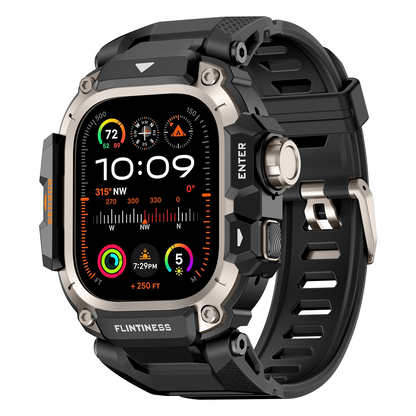 Fortress Case & Silicone Band for Apple Watch Ultra 49mm