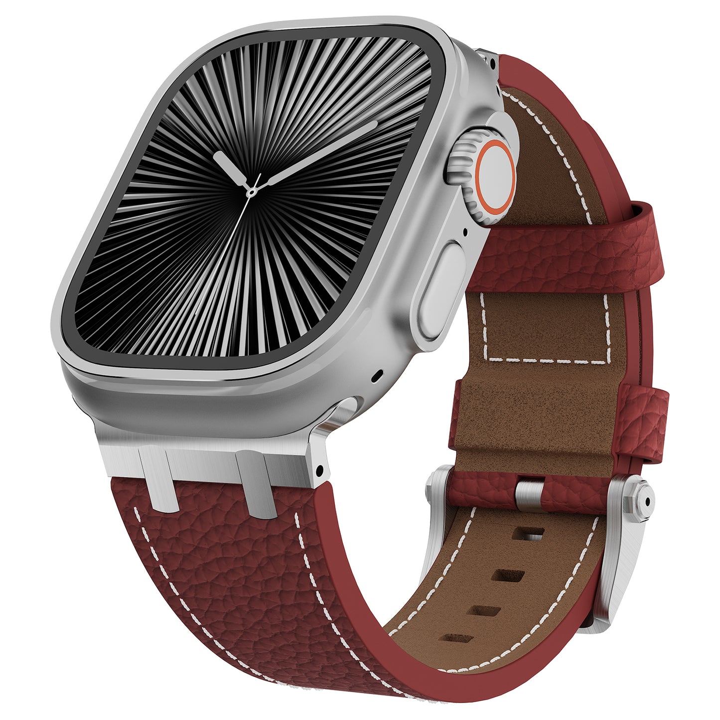 AP Lychee Leather Band For Apple Watch