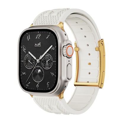 Weave Texture Silicone Band for Apple Watch