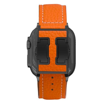 Lychee Leather Band For Apple Watch