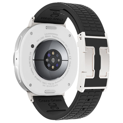 Silicone Magnetic Buckle Strap For Samsung Galaxy Watch