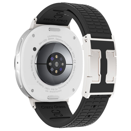 Silicone Magnetic Buckle Strap For Samsung Galaxy Watch