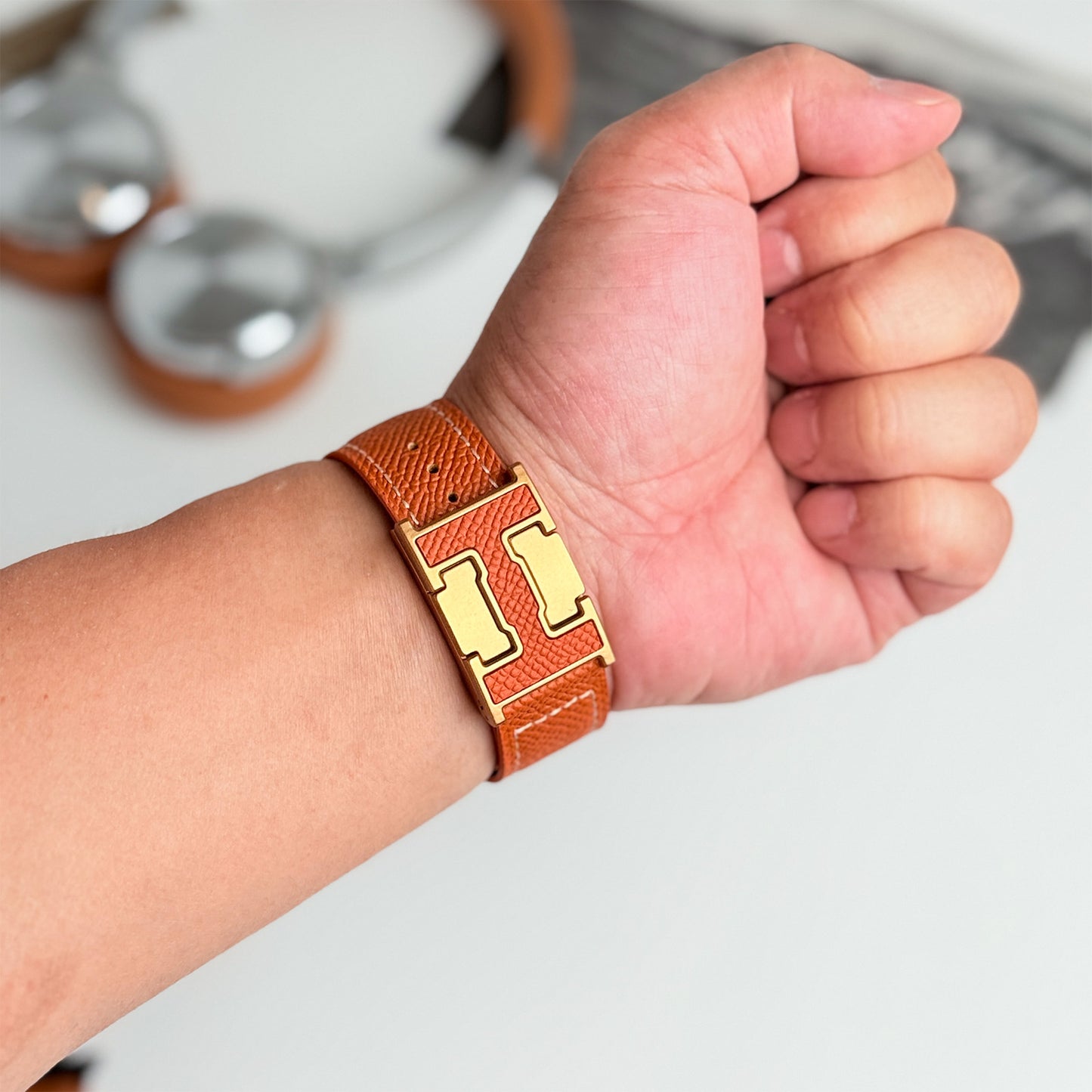 Leather Band For Apple Watch