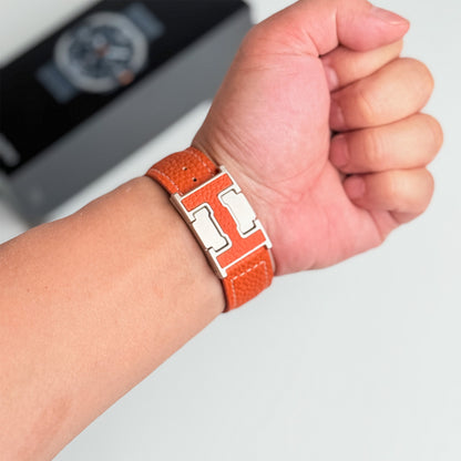 Lychee Leather Band For Samsung Galaxy Watch Ultra