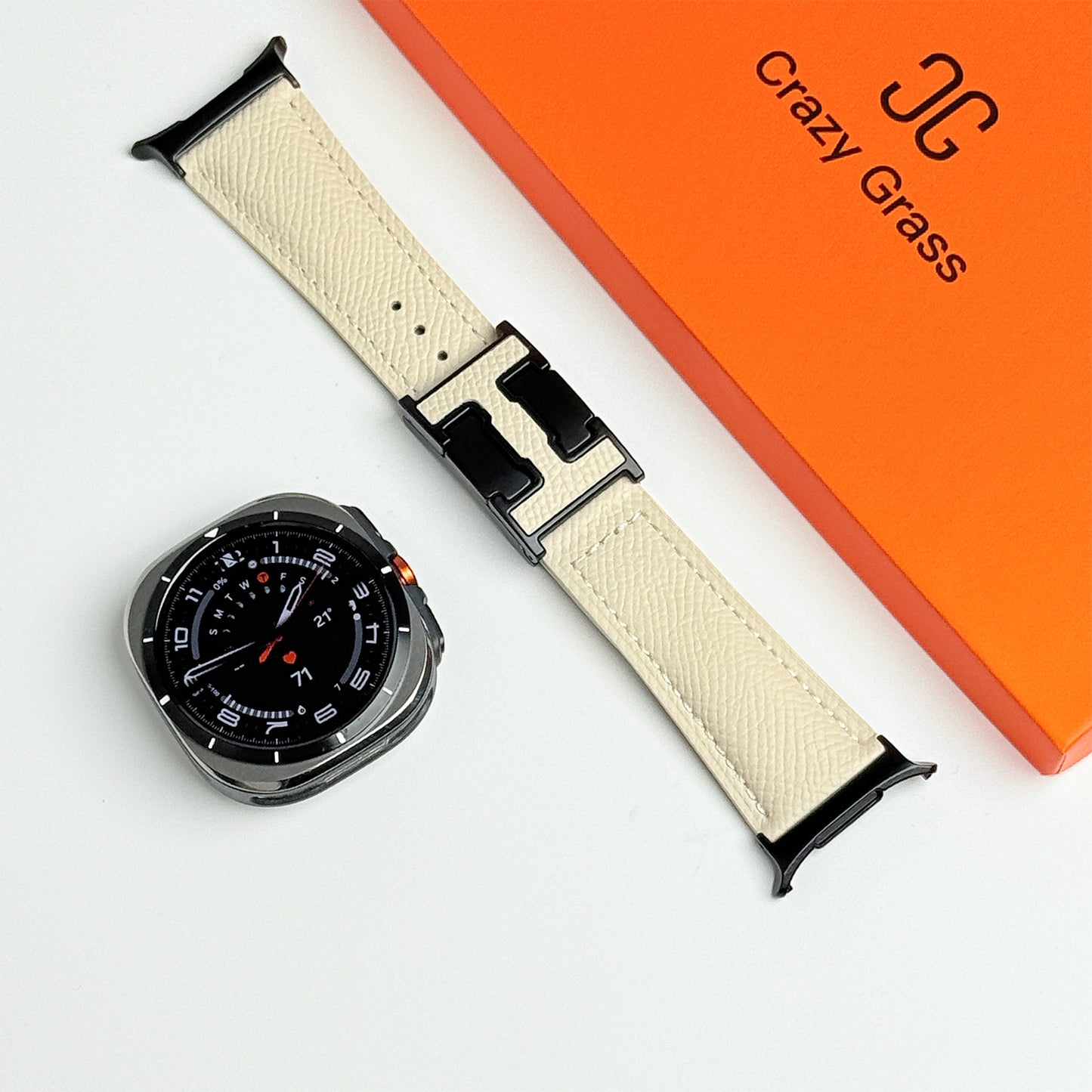 Leather Band For Samsung Galaxy Watch Ultra