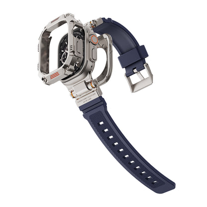 Titan Tactical Case & Silicone Band Set for Apple Watch
