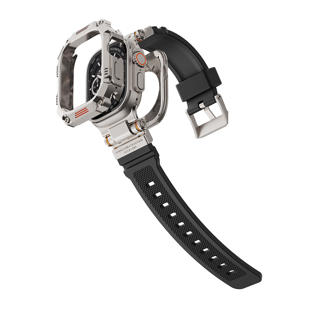 Titan Tactical Case & Silicone Band Set for Apple Watch