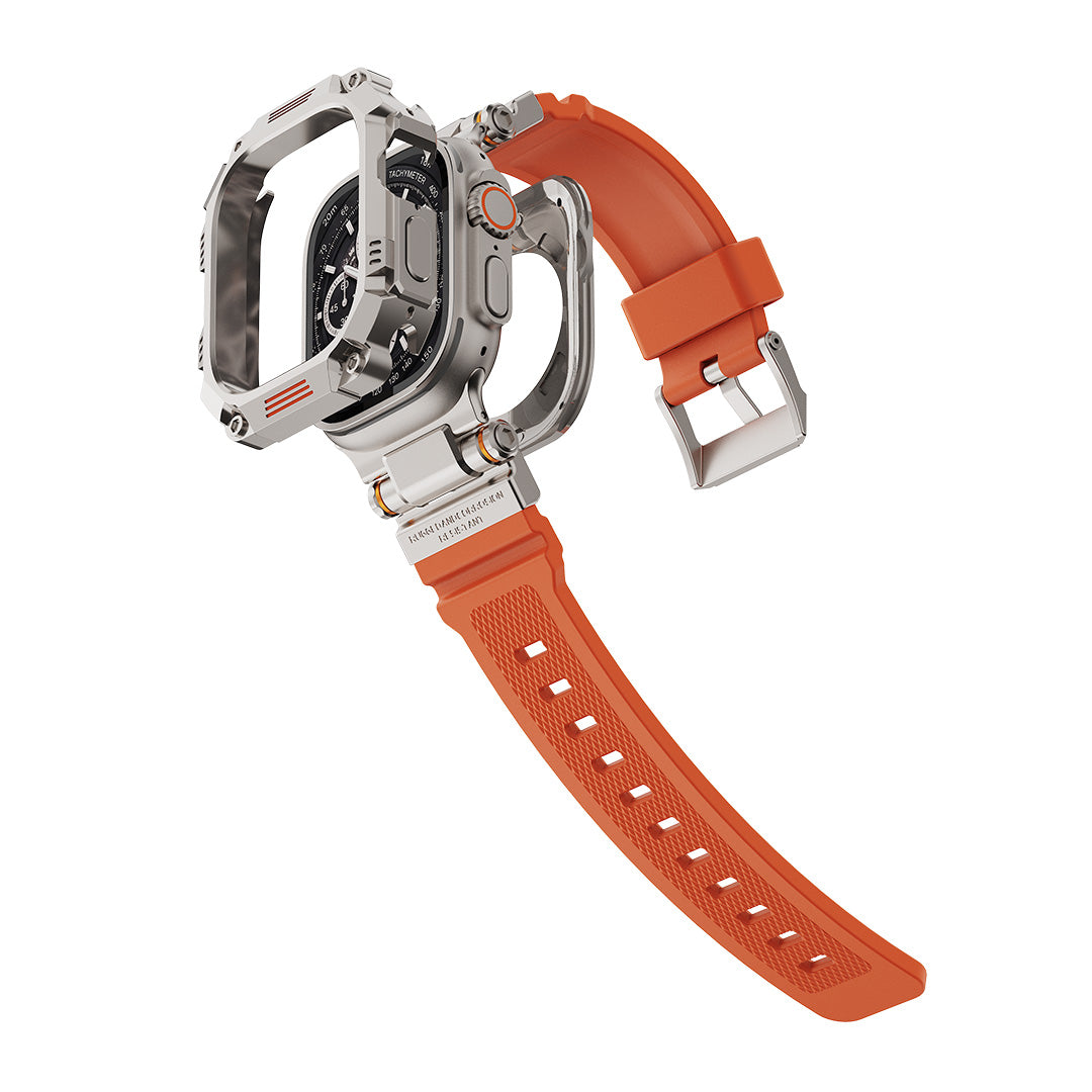 Titan Tactical Case & Silicone Band Set for Apple Watch