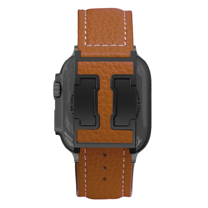 Lychee Leather Band For Apple Watch