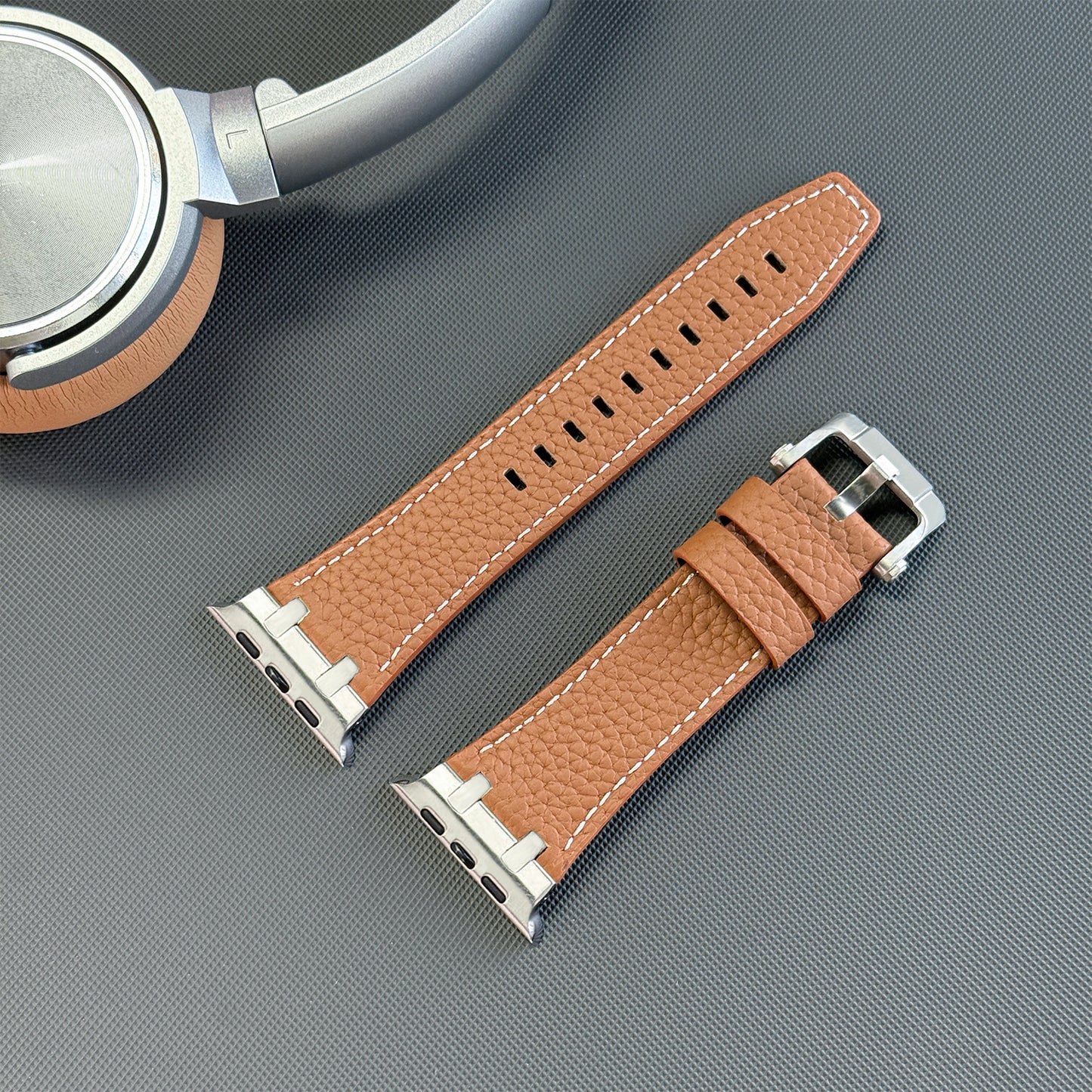 AP Lychee Leather Band For Apple Watch