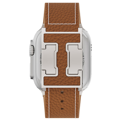 Lychee Leather Band For Apple Watch