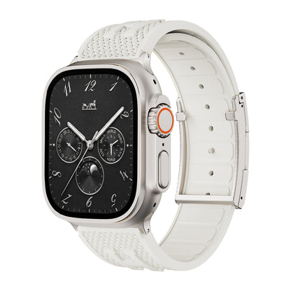 Weave Texture Silicone Band for Apple Watch