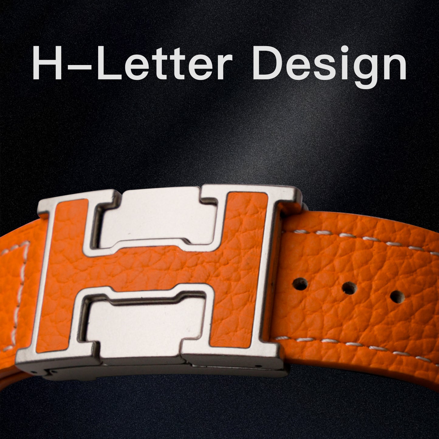 Lychee Leather Band For Apple Watch