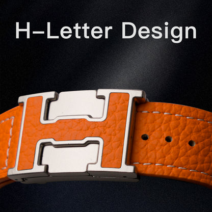 Lychee Leather Band For Apple Watch