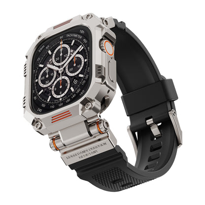 Titan Tactical Case & Silicone Band Set for Apple Watch