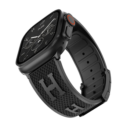 Weave Texture Silicone Band for Apple Watch