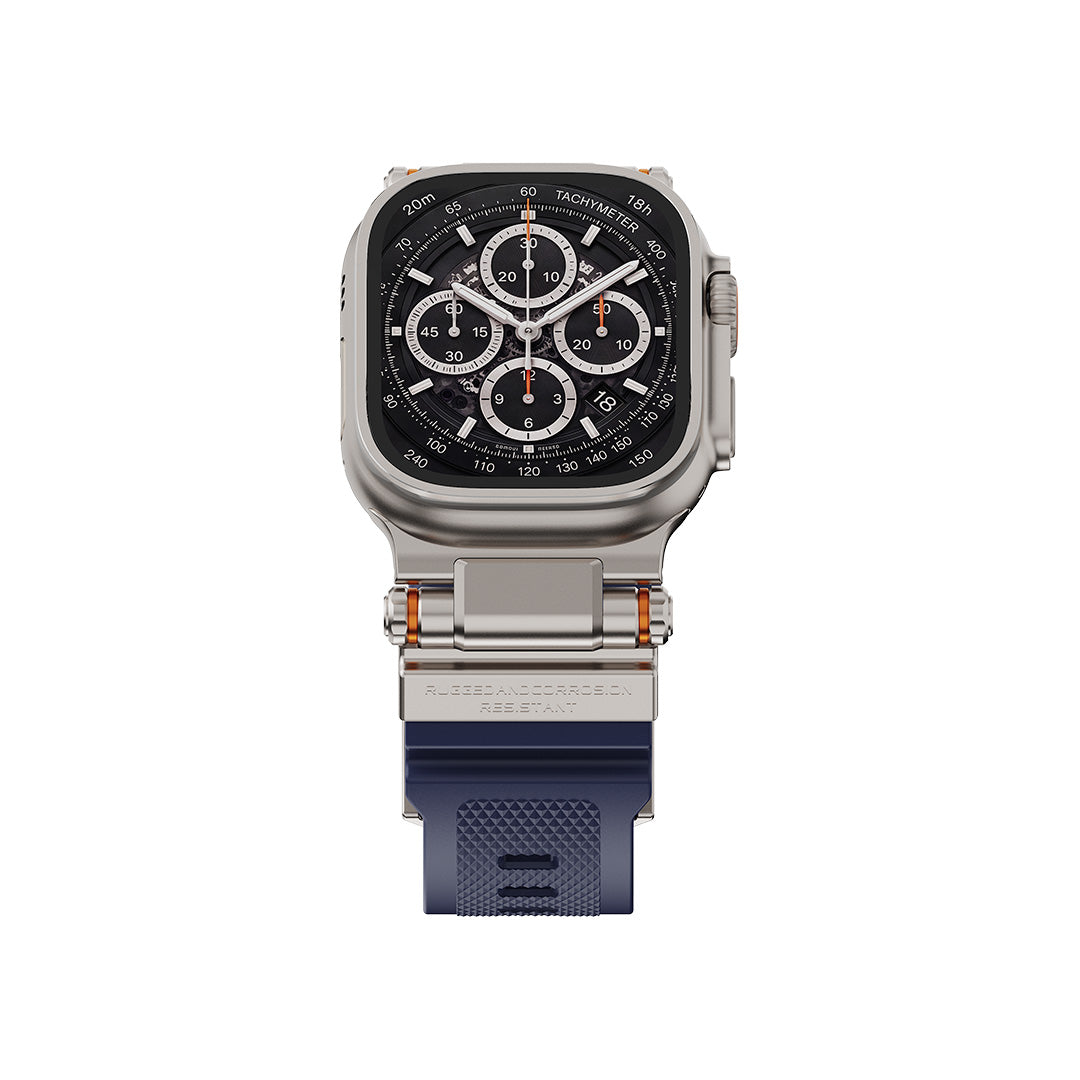 Titan Tactical Case & Silicone Band Set for Apple Watch