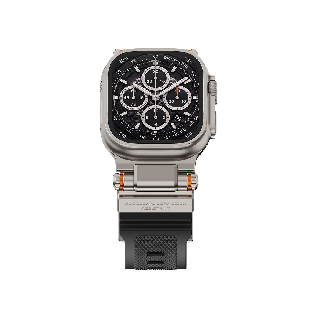 Titan Tactical Case & Silicone Band Set for Apple Watch