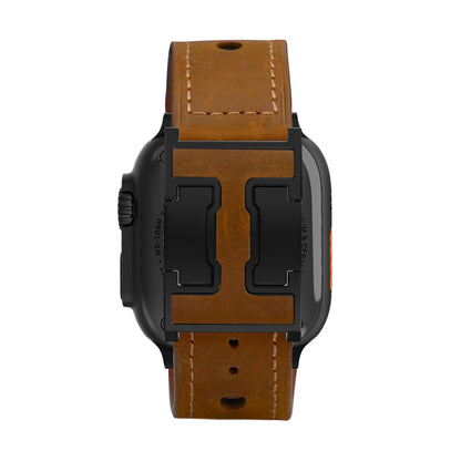LX Leather Magnetic Buckle Band For Apple Watch