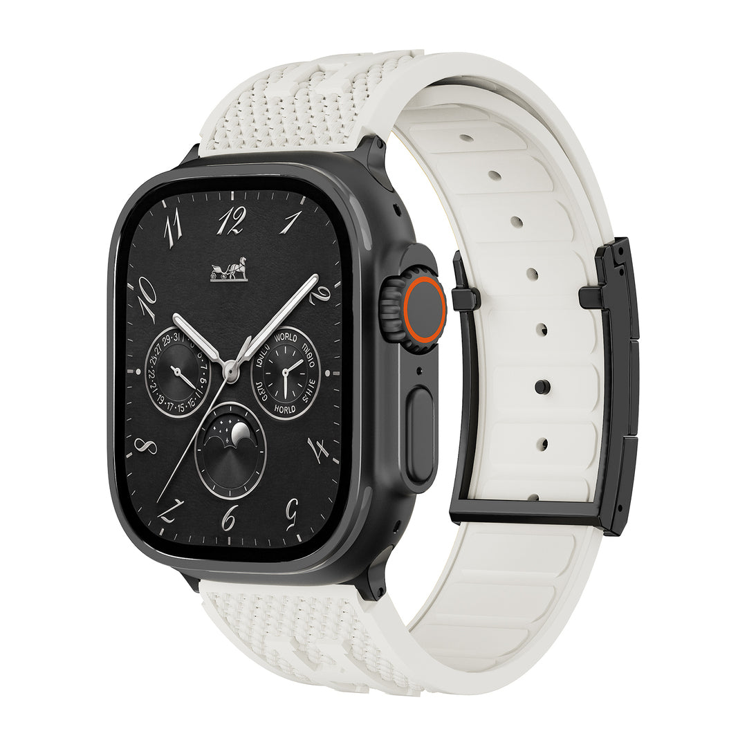 Weave Texture Silicone Band for Apple Watch