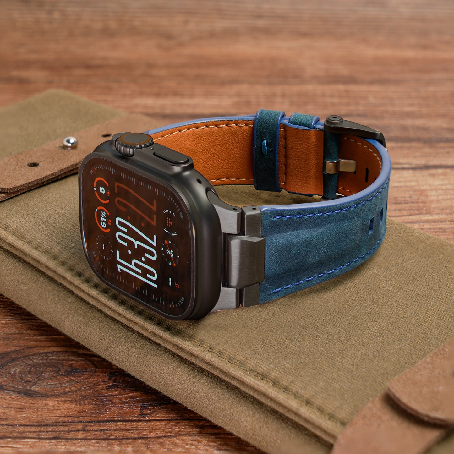 Pathfinder Leather Band For Apple Watch