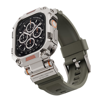 Titan Tactical Case & Silicone Band Set for Apple Watch