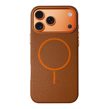 Lychee Leather Magnetic Case For iPhone