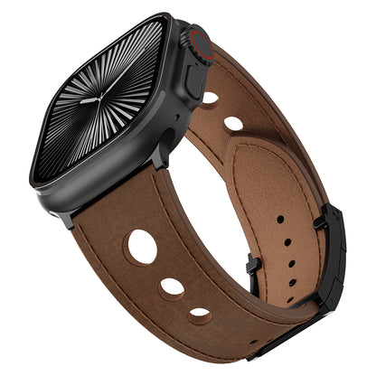 LX Leather Magnetic Buckle Band For Apple Watch