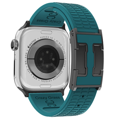 Silicone Magnetic Buckle Strap For Apple Watch