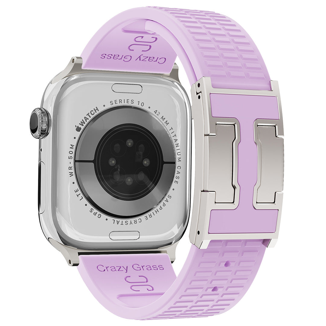 Silicone Magnetic Buckle Strap For Apple Watch