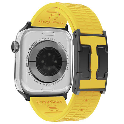 Silicone Magnetic Buckle Strap For Apple Watch