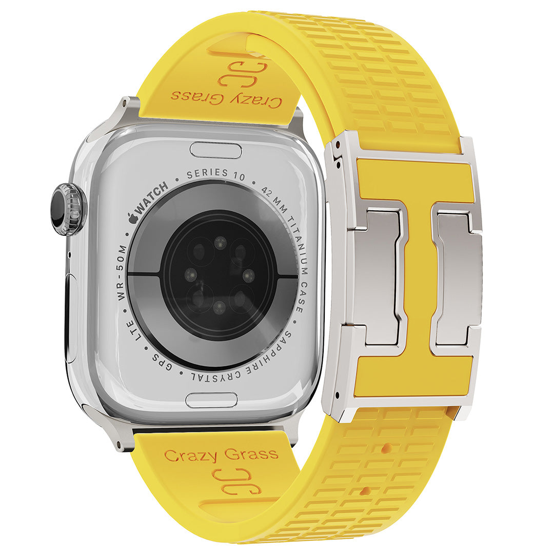 Silicone Magnetic Buckle Strap For Apple Watch