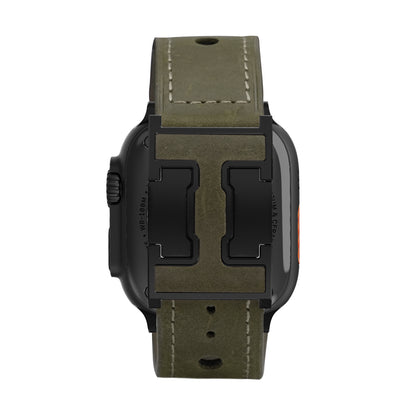 LX Leather Magnetic Buckle Band For Apple Watch