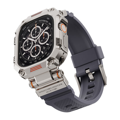 Titan Tactical Case & Silicone Band Set for Apple Watch