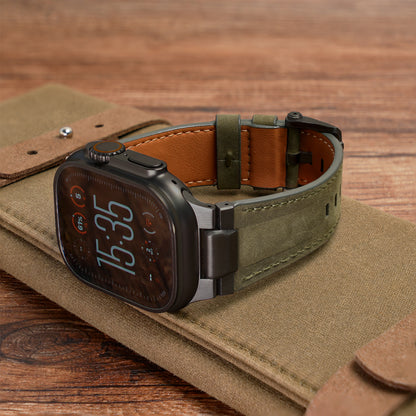 Pathfinder Leather Band For Apple Watch