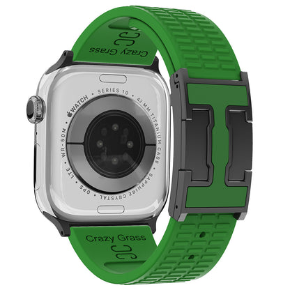 Silicone Magnetic Buckle Strap For Apple Watch