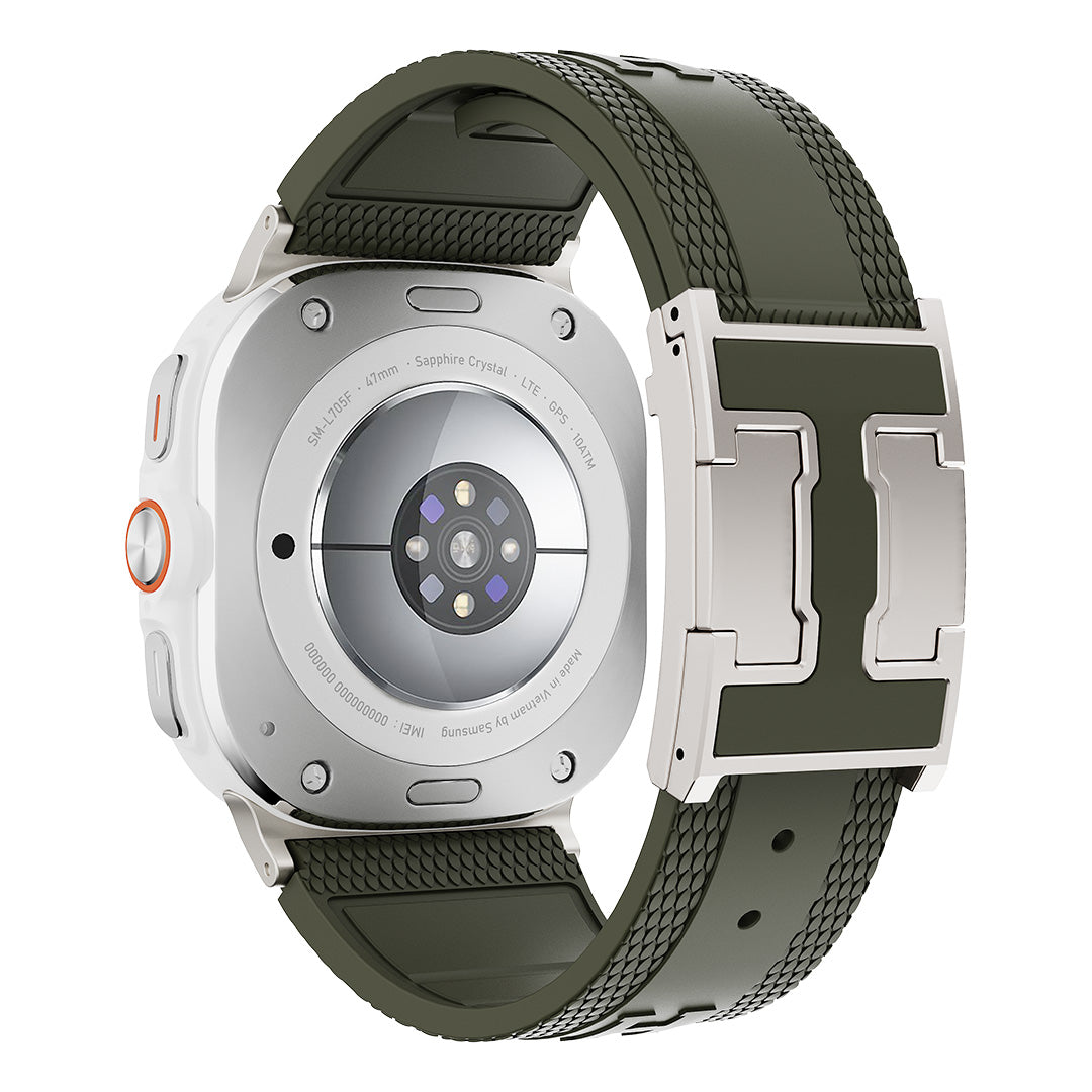 Silicone Magnetic Buckle Band For Galaxy Watch Ultra