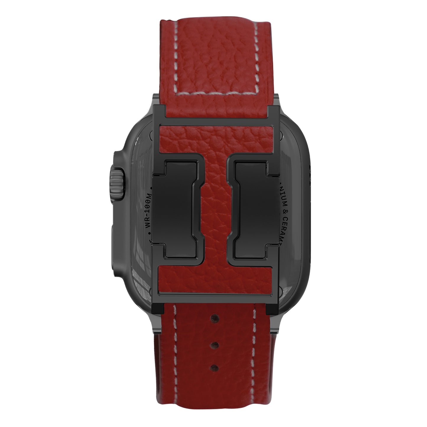 Lychee Leather Band For Apple Watch