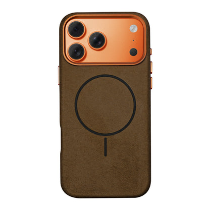 Fireside Glow Suede Magsafe iPhone Case