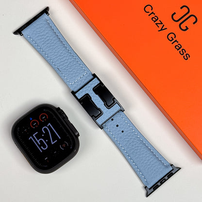 Lychee Leather Band For Apple Watch
