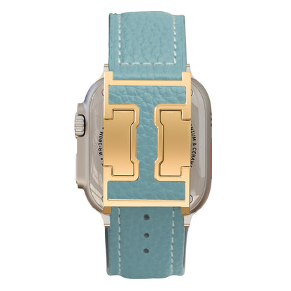 Lychee Leather Band For Apple Watch