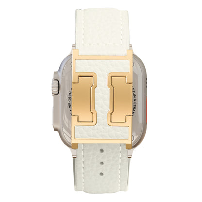 Lychee Leather Band For Apple Watch