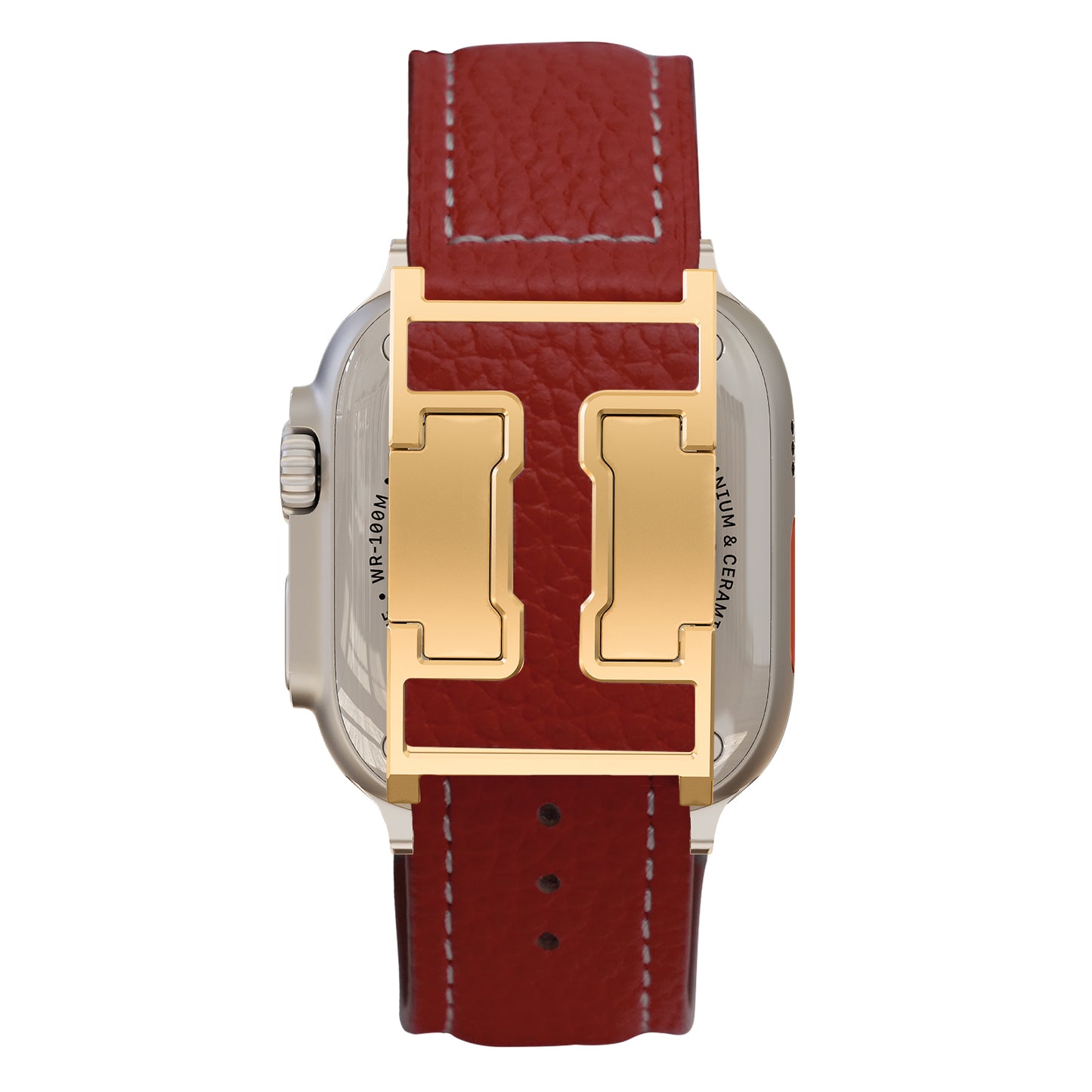 Lychee Leather Band For Apple Watch