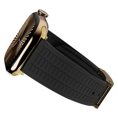 Silicone Magnetic Buckle Strap For Apple Watch