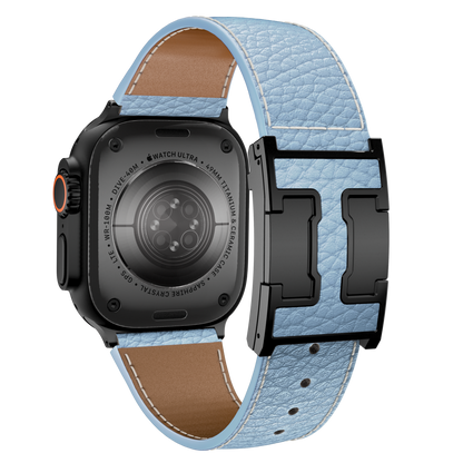 Lychee Leather Band For Apple Watch