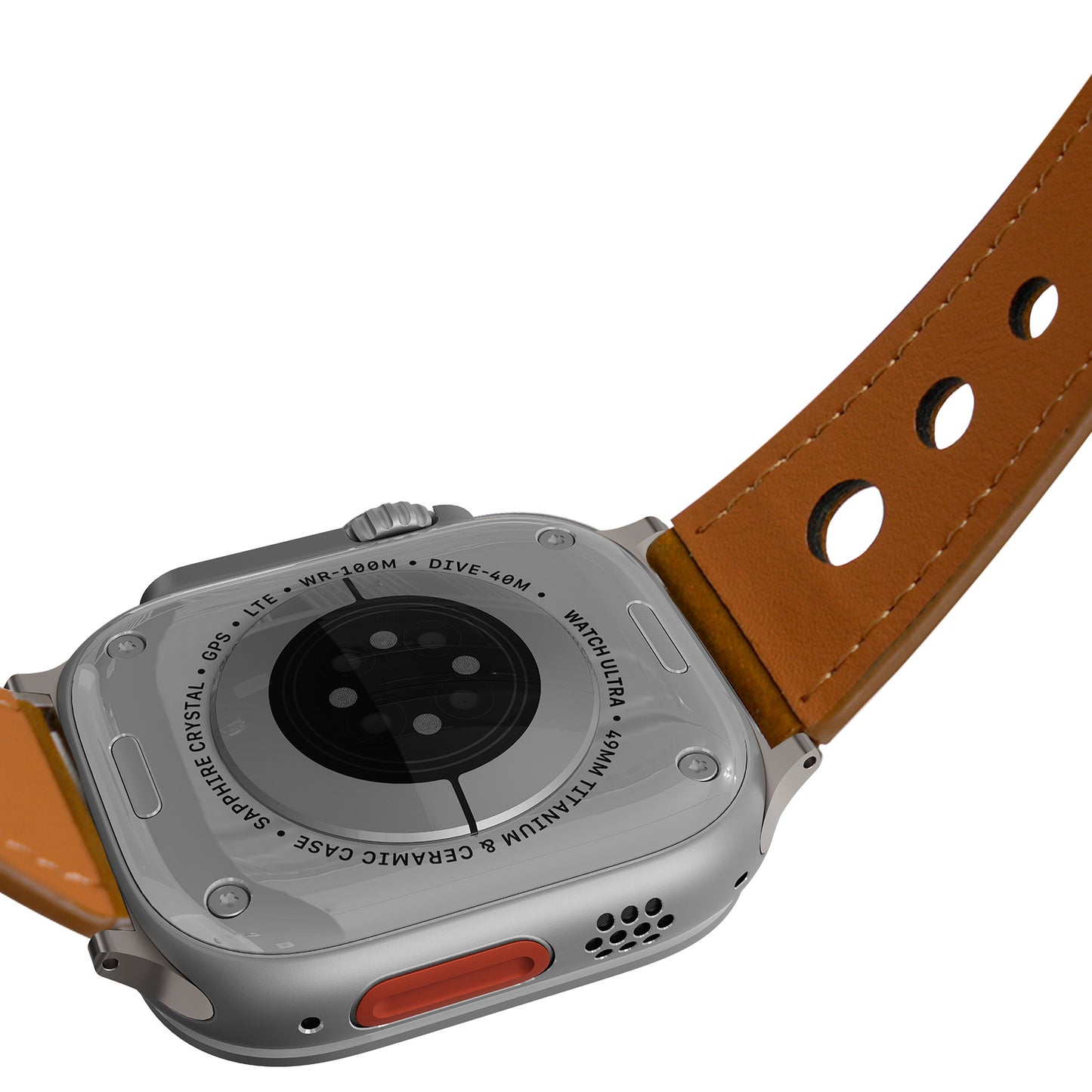 LX Leather Magnetic Buckle Band For Apple Watch