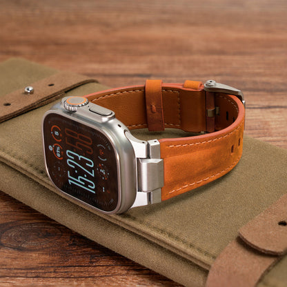 Pathfinder Leather Band For Apple Watch